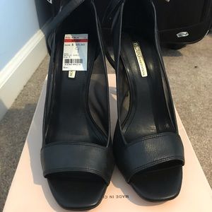 BCBG Shoes - BCBG black open toe heels BCBG Shoes - BCBG black open toe heels